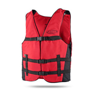 Colete Salva Vidas Ativa Canoa EAF – 130kg Vermelho