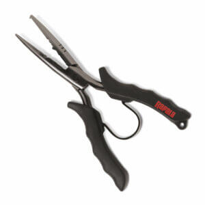 Alicate Rapala Bico Aço Inoxidável Stainless Steel 8′ 1/2″ Pliers 21.5cm – Preto RSSP8