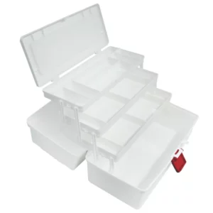 Alternative view of Estojo Emifran EM-290 Elite 3 Bandejas – Branco – Medicamento