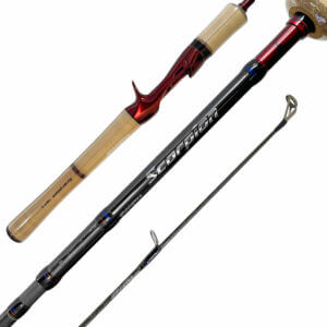 Vara Shimano Scorpion 5’8″ (1.73m) 8-16lb 2 Partes Upset – Carretilha
