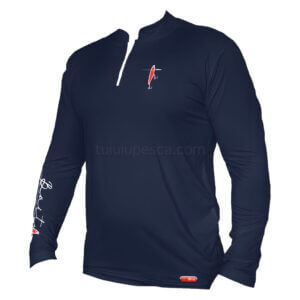 Camiseta Bait Fishing ICY Azul Marinho