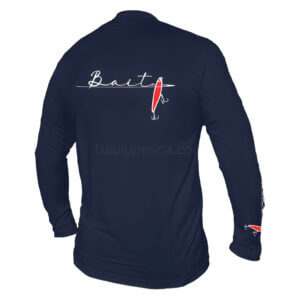 Alternative view of Camiseta Bait Fishing ICY Azul Marinho