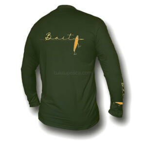 Alternative view of Camiseta Bait Fishing ICY Verde Musgo