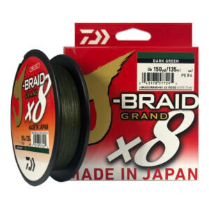 Linha Multifilamento Daiwa J-Braid Grand x8 135m – Dark Green
