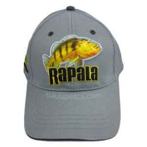 Boné Rapala New Cinza com logo Amarela 43GORATUC