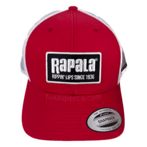 Boné Rapala Vermelho e Branco 43GORPT