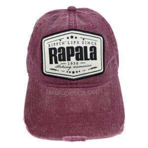 Boné Rapala Vinho e Preto 43GOTIN