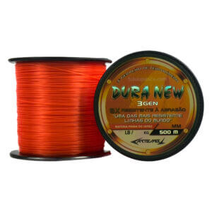 Linha Monofilamento Artemis Dura New Laranja - 500 m