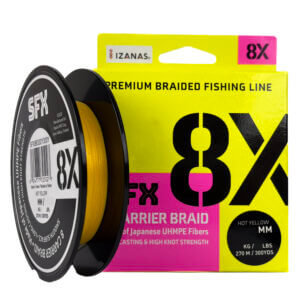 Linha Multifilamento Rapala Sufix 8X Amarela 270 m