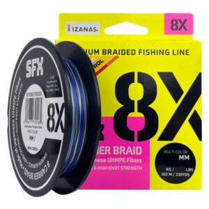 Linha Multifilamento Rapala Sufix 8X Multicolor 300 m
