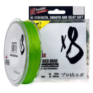 Linha Multifilamento Rapala Sufix X8 Neon Chartreuse 135 m (com tesoura grátis)