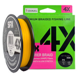 Linha Multifilamento Rapala Sufix 4X Amarela 135 m