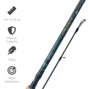 Alternative view of Vara de Pesca para Carretilha Intergreen Esmeralda 12 lbs 5'9" (1,75 m) EMC59SL-1 - Inteiriça