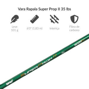 Alternative view of Vara de Pesca para Carretilha Rapala Super Prop II 35 lb 6'0" (1,83 m) 11RASPROP-CII-601H - Inteiriça