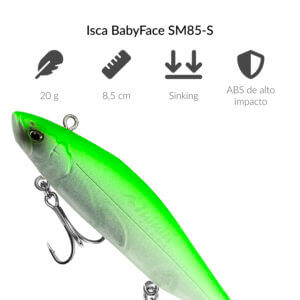Alternative view of Isca BabyFace SM85-S - 8,5 cm 20 g