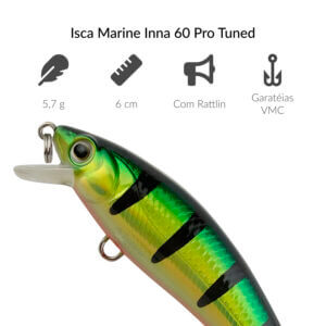 Alternative view of Isca Marine Inna 60 Pro Tuned - 6 cm 5,7 g