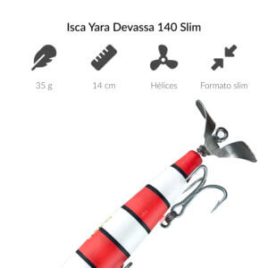 Alternative view of Isca Yara Devassa 140 Slim - 14 cm 35 g