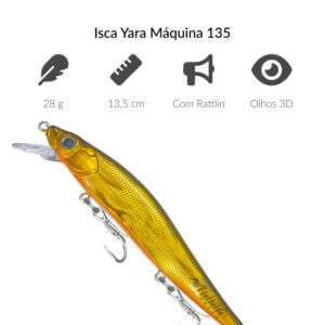 Alternative view of Isca Yara Maquina 135 - 13,5 cm 28 g
