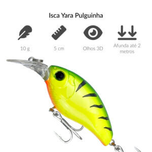 Alternative view of Isca Yara Pulguinha - 5 cm 10 g