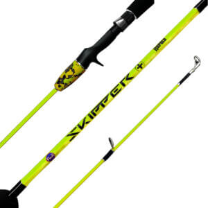 Vara de Pesca para Carretilha Rapala Skipper+ Yellow Cast 6'3" (1,92 m) 11RASKI63Y+C - Inteiriça
