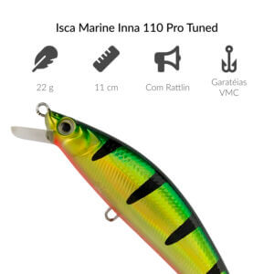 Alternative view of Isca Marine Inna 110 Pro Tuned - 11 cm 22 g