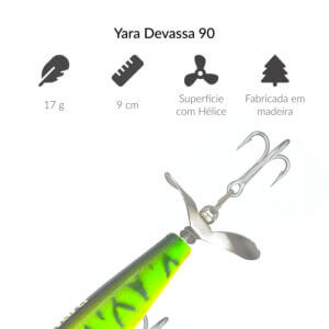 Alternative view of Isca Yara Devassa 90 - 9 cm 17 g