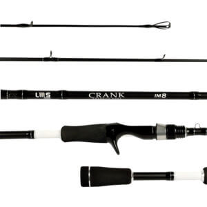 Vara de Pesca para Carretilha Lumis Crank Cast White 60 lb 8'0" (2,40 m) CRKC80602XH - 2 partes