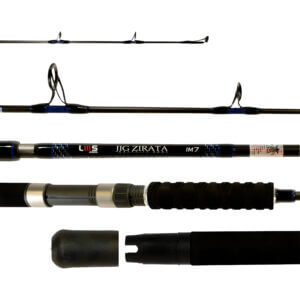 Vara de Pesca para Molinete Lumis Jig Zirata Up-Set 86 lb 5'8" (1,76 m) JZS58120 - 2 partes - PE 6 - 8