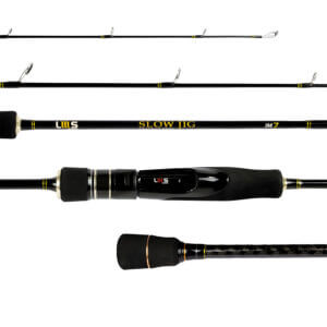 Vara de Pesca para Molinete Lumis Slow Jig Spin 30 lb 6'0" (1,80 m) SJS60301 - Inteiriça - PE 1 - 3