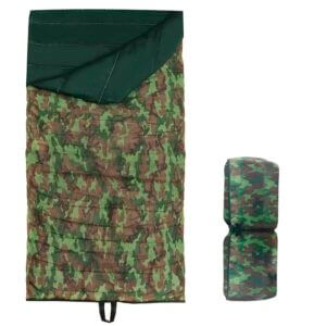 Colchonete + Saco de Dormir F.A. Colchões 2 em 1 Duo Camp Solteiro Camuflado