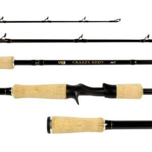 Vara de Pesca para Carretilha Lumis Crazzy Eddy 50 lb 8'0" (2,40 m) CRE80502CCB - 2 partes