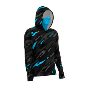 Alternative view of Camiseta Mar Negro Masculina X Protect 360 Sublimada Camo Blue - Referência 30200