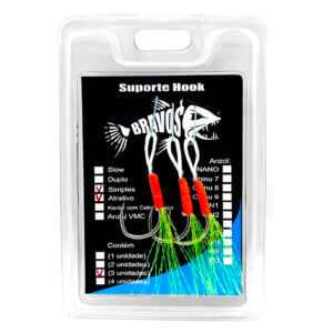Alternative view of Micro Suporte Hook Chinu Simples Bravos Com Flash – Pacote c/ 3 unidades