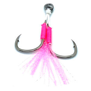 Suporte Hook Bravos Slow Duplo 1/0 com Flash Atrativo