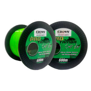 Linha Monofilamento Crown Pro Tamba Soft Line - 600m - Verde