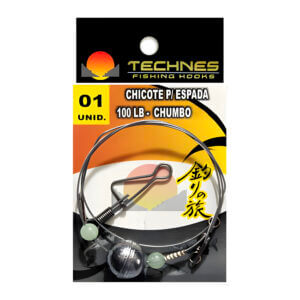 Chicote Technes Para Espada 100 Libras Com Chumbo