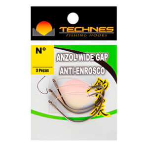Alternative view of Anzol Technes Wide Gap Anti-enrosco – Pacote c/ 3 unidades