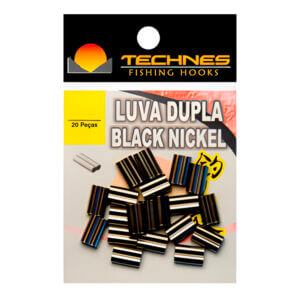 Alternative view of Luva Dupla Black Nickel - Technes C/ 20 Unidades