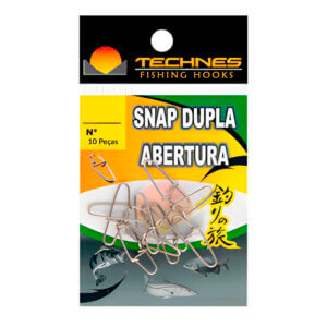 Snap Dupla Abertura Technes - C/ 10 Unidades