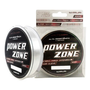 Linha Monofilamento Maruri Power Zone - 300 m - 0,16 mm - Clear