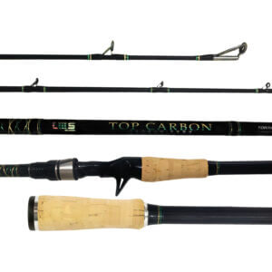 Vara de Pesca para Carretilha Lumis Top Carbon 50 lb 8'0" (2,40 m) TCB80502XH - 2 partes