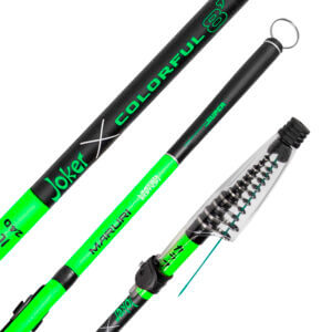 Vara Telescópica Maruri Joker Colorful 240 - Verde 8'0" (2,40 m)