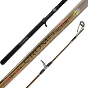 Vara de Pesca para Carretilha StarMex Cromo Jigging Up-Set 6'0" (1,80 m) - 2 partes - PE 2 - 3