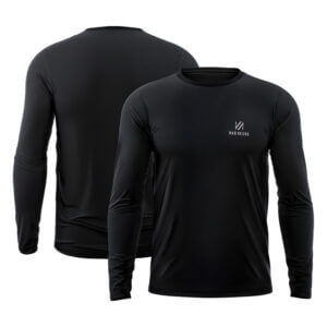 Camiseta Masculina Mar Negro Poliamida Com Luva - Preto - Referência 30092