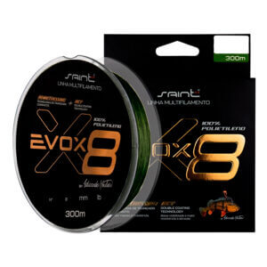 Linha Multifilamento Saint Evox 8x Verde - 300m