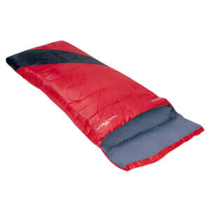 Saco de Dormir Nautika Liberty 4°C a 10°C Vermelho E Preto - 230150