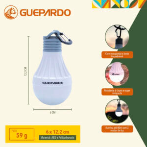 Alternative view of Lâmpada Inteligente Guepardo Tent Megalite  - 044010