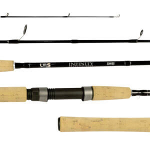Vara de Pesca para Molinete Lumis Infinity Black 17 lb 5'8" (1,76 m) ISB58172 - 2 partes