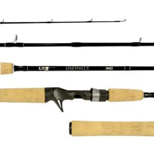 Vara de Pesca para Molinete Lumis Infinity Black 20 lb 6'0" (1,83 m) ISB60202 - 2 partes