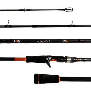 Vara de Pesca para Carretilha Lumis Crank - Copper 60 lb 9'0" (2,70 m) CRKC90602COP - 2 partes